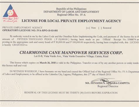 charmonde cane manpower corporation reviews|CHARMONDE CANE MANPOWER CORPORATION .